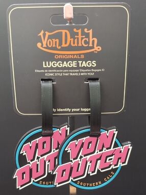 NWT,Von Dutch Luggage Tags/ID Tags.